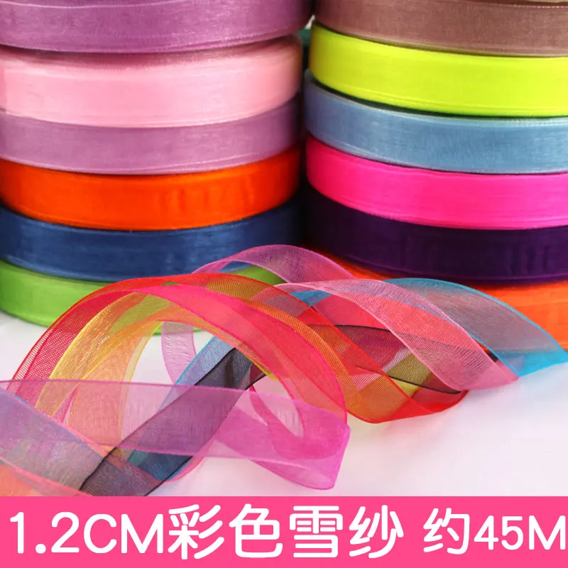 Прозрачная лента для волос из органзы ширина 1 2 см 12 мм|ribbon decoration|organza ribbonribbon ribbon |