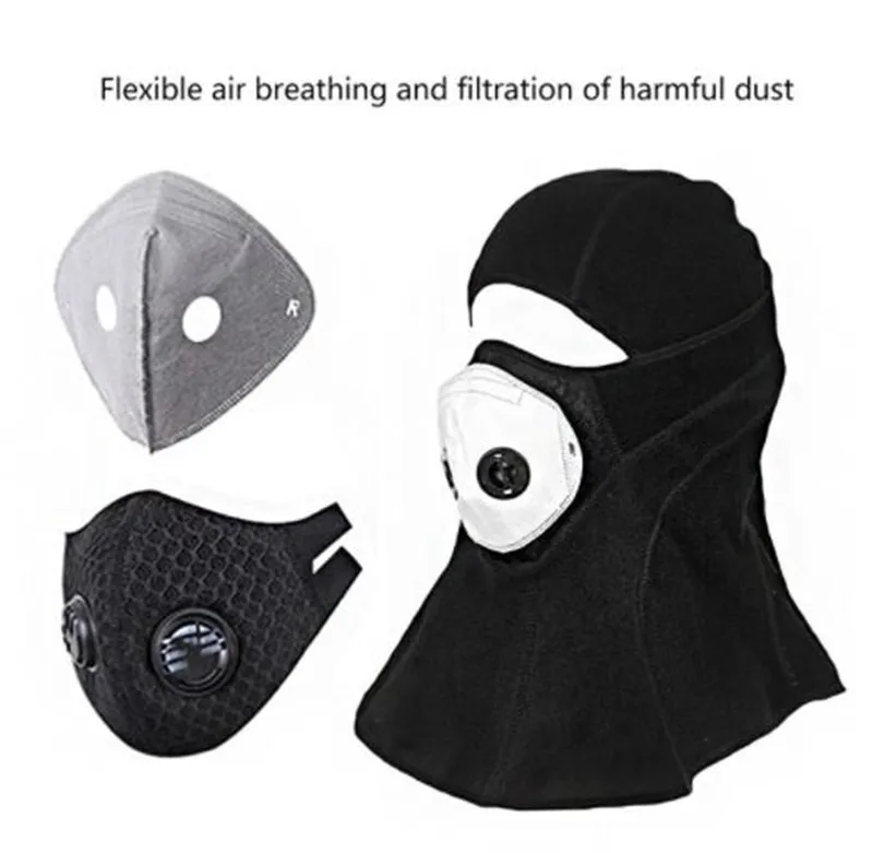 Новая мотоциклетная маска для лица, зимняя шапка, Флисовая теплая, ветрозащитная, велосипедная, лыжная, Балаклава, головной убор, велосипедная маска, шарф