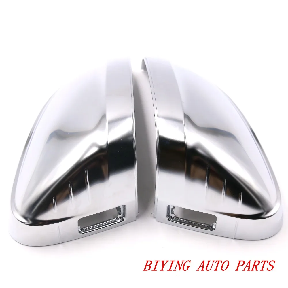 Для Audi A4 B9 A5 8 Вт Поддержка матовый хром серебряное зеркало случае Зеркало заднего вида крышка Shell