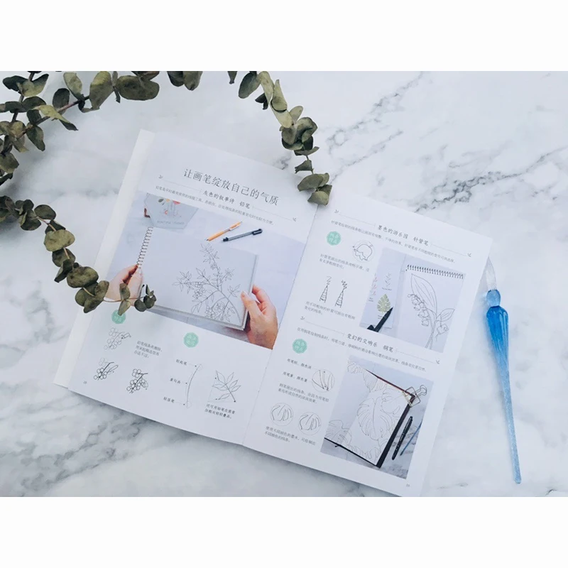 Sketching Coloring of Flowers Black and White Line Drawing Book Colored Pencil Relieve Stress Painting Book Sketching Coloring of Flowers Black and White Line Drawing Book Colored Pencil Relieve Stress Painting Book