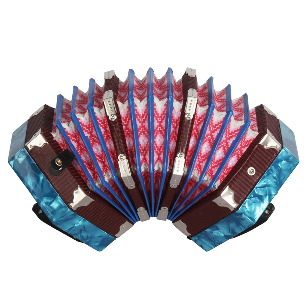 Высокое качество Concertina аккордеон 20 Button 40 Reed Anglo стиль с сумкой для переноски и