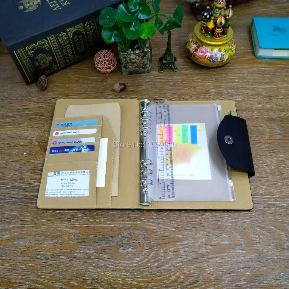 A5 leather folder