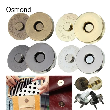 

5pc/lot 18MM Magnetic Snap Fasteners Clasps Buttons Handbag Purse Wallet Craft Bags Parts Accessories DIY Replacement Button