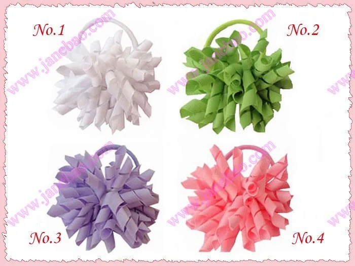 

free shipping 45pcs 3'' fashion korker ponys holder ponys elastic mix color girl hair ponys holders