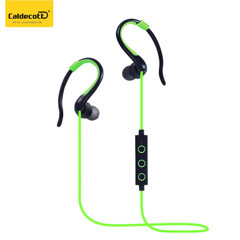 

Caldecott Wireless Bluetooth Earphone Earbuds Sport Cordless Earpiece Noise Cancelling Stereo Music Headset for Cellphone Tablet