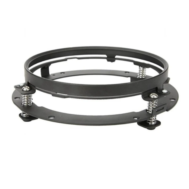 Черный/хром 7 &quotдюймовый LED фара кольцо Пьедестал Для Harley Dyna Switchback FLD 2012 2013 части