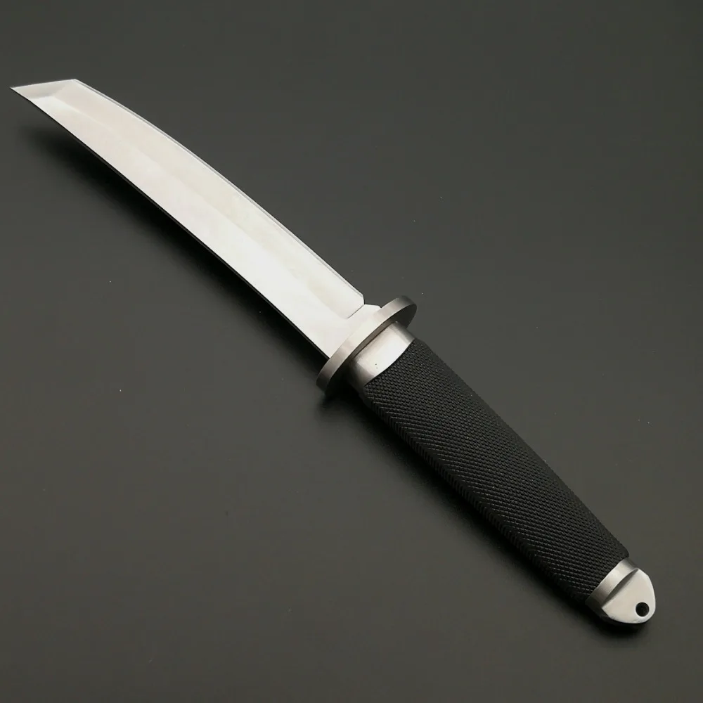 Mengoing холодной стали Классический Tanto охотничий нож с фиксированным лезвием 60HRC