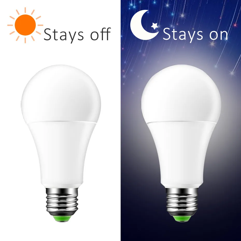 LED Sensor Bulb E27 B22 10W 15W Dusk to Dawn Smart Lamp Bulb AC85V 265V Day Night Light Auto On/Off For Stair Hallway Pathway|LED Bulbs & Tubes| - AliExpress