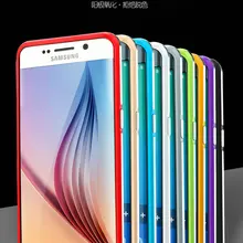 Высокое качество ультра тонкий Алюминий металлический буфер рамка чехол для iPhone SE для samsung Galaxy S6 Edge Plus/S6 Edge+ G9280 чехол+ ремень BK1