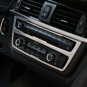 

Stainless Interior Centre console panel Decoration cover trim Fit For BMW 3series F30 F31 GT F34 13-17&4Series F32 F33 F36 14-17