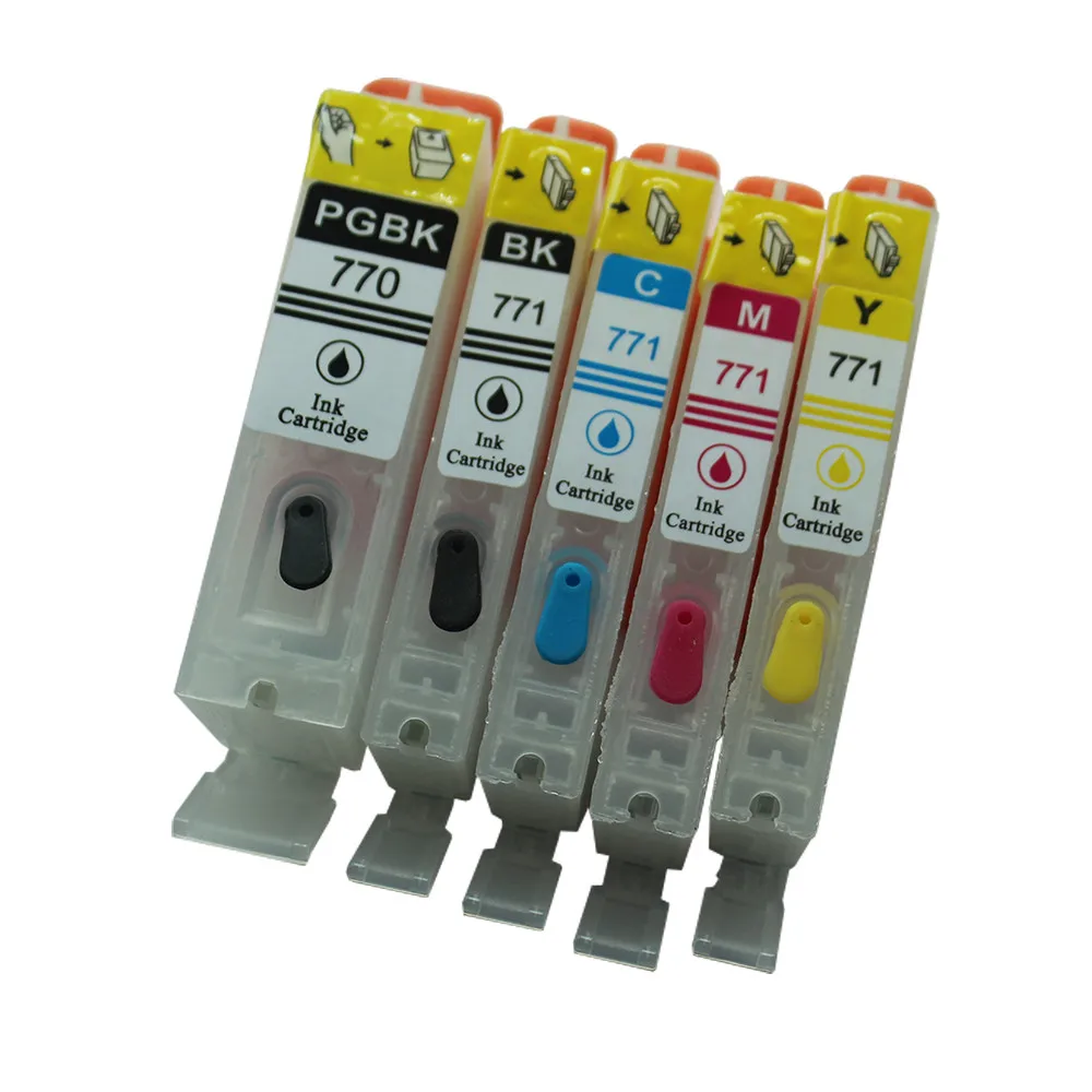 5 шт./компл. стандартные картриджи для принтера canon MG5770 MG6870|ink cartridge|ink cartridge for