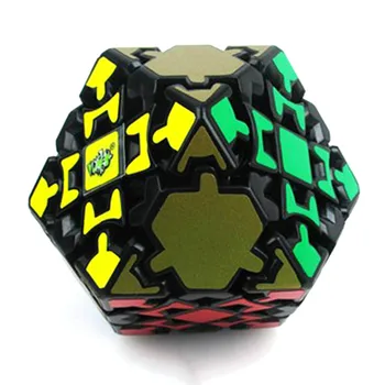 

Lan Lan Gear Tetrakaidecahedron 14 sides Black Magic Cubes Puzzle Speed Cube Educational Toys Gifts for Kids Children