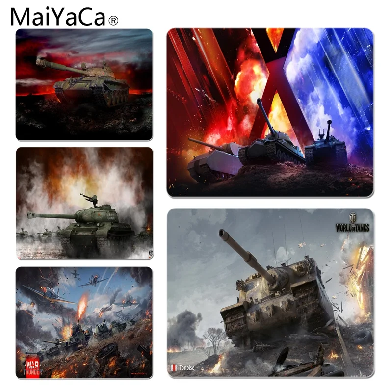 

MaiYaCa World of tanks Game DIY Design Pattern Game mousepad Size for 18x22x0.2cm Gaming Mousepads