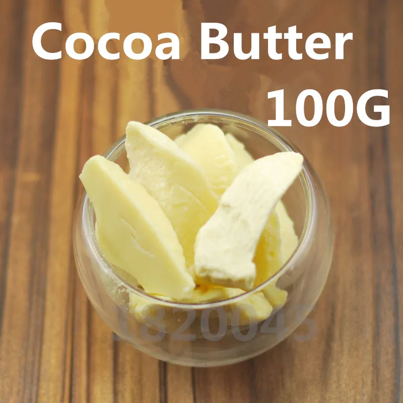 Wholesale Hot Cocoa butter 100g 3.53 ounces raw cocoa butter base oil