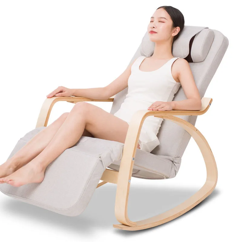 Массажное кресло-качалка для отдыха, домашнее автоматическое разминающее массажное Шейное позвонковое поясное кресло, Электрическое Массажное кресло-диван