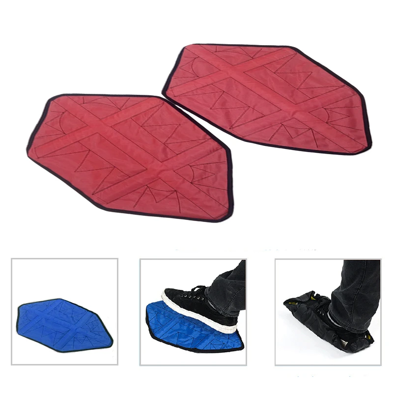2pcs/pair New Step in Sock Reusable Shoe Cover One Step Hand Free Sock