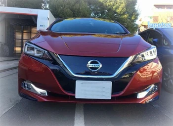 

Lapetus Chrome Shiny Front Foglight Fog Lights Lamps Decoration Frame Cover Trim 2 Pcs / Set For Nissan Leaf 2018 ABS