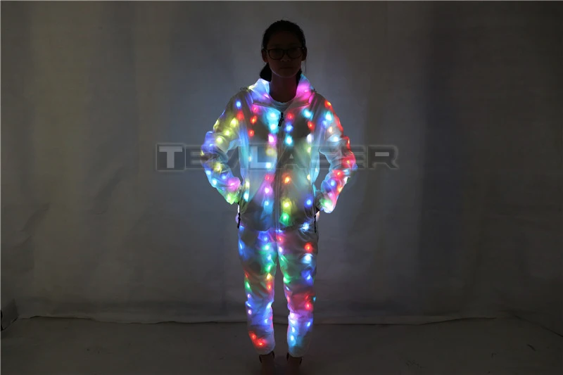 LED Luminous Couple Suit Unisex LED Luminous Jacket FOR