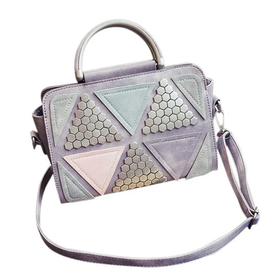 OCARDIAN mochila, женская модная треугольная Сумочка с геометрическим узором, сумка на плечо, большая сумка-тоут, кошелек, повседневная,#30, подарок