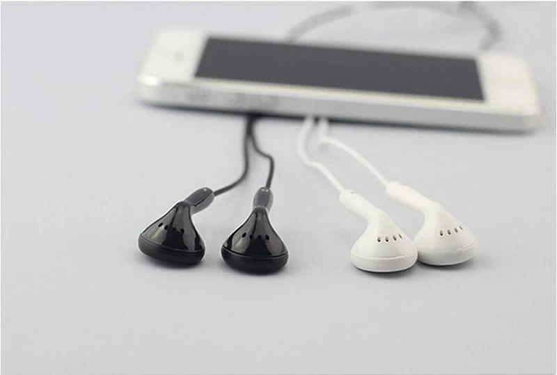 Flat Earphone Heavy Bass Metal 3.5mm Wire Music Headset Gamer Earbuds Earphones With Mic Fone De Ouvido Audifonos For PC Phone