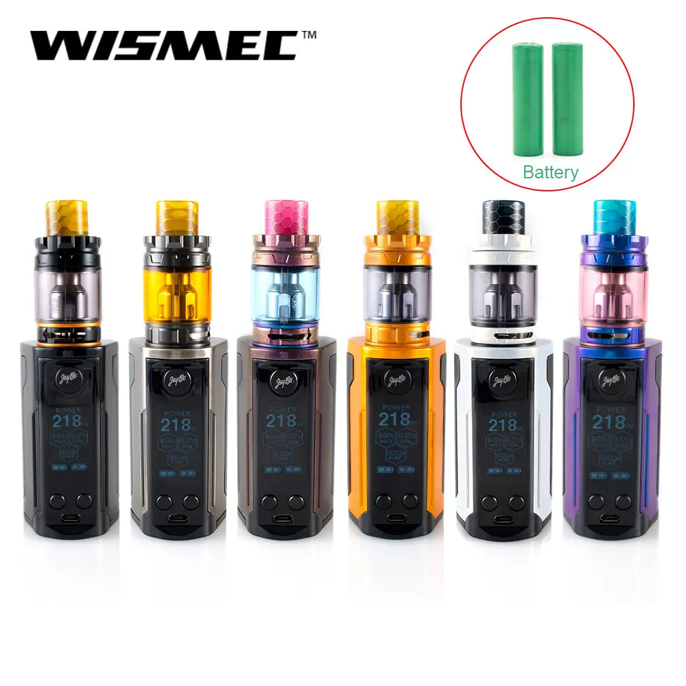 

[USA/RU] Original Wismec Reuleaux RX GEN3 Dual kit with Gnome King Tank 5.8ml 230W Mod Box VW/TC-Ni/TC-Ti/TC-SS/TCR e cigs