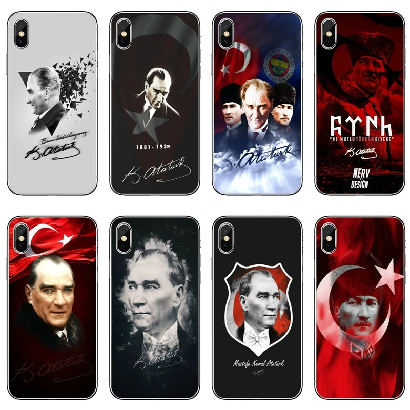 Чехол Mustafa Kemal Ataturk для Samsung Galaxy S10 S9 S8 S7 S6 edge Plus Lite S5 S4 Note 9 8 5 мягкий чехол телефона