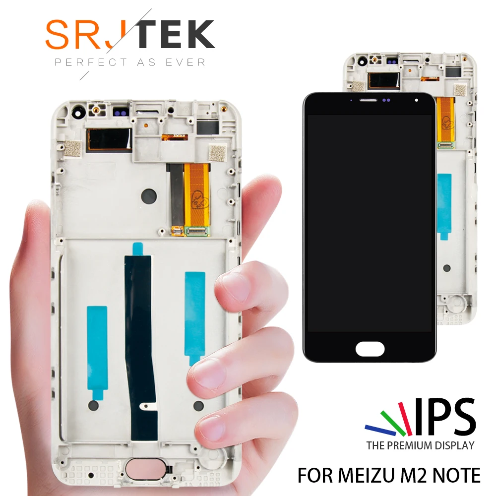 

SRJTEK For Meizu M2 Note Touch Screen Digitizer + LCD Display For Meizu M2 Note 5.5 inch Cellphone Digitizer Assembly