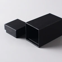 Застежка на заказ логотип черный картон жесткая Подарочная коробка на магнитной застежке, Упаковочная бумажная коробка научная схема- PX10957