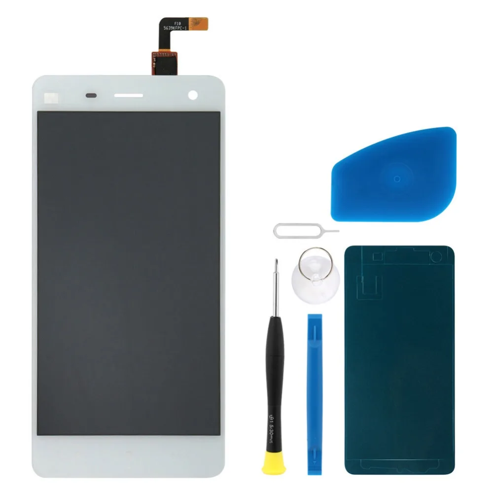 

DIYFIX for xiaomi Mi Mi4 LCD Display Touch Screen Digitizer Assembly No Frame with Adhesive Open Hand Repair Tools Set