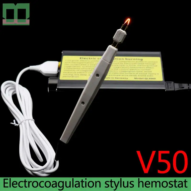 

Electrocoagulation stylus hemostat metal case Stop bleeding during surgery Electric coagulation pen Adjustable temperature
