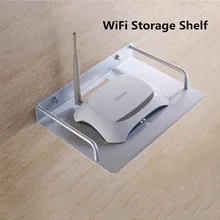 Casa decoração organizador roteador sem fio wi-fi telefone prateleira painel de parede pendurado plug board suporte do roteador rack armazenamento