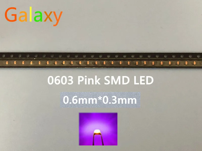 50 pcs SMD SMT 0603 Super bright PURPLE LED lamp Bulb NEW