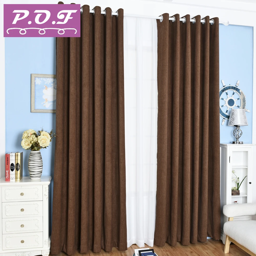 

Curtains for living room solid 5 colors available blackout Cashmere wool fabric soft hand feel Window treatment Drapes