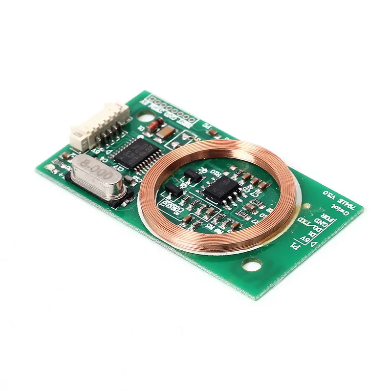 Для Arduino RFID UART Reader беспроводной модуль 3Pin 125 кгц для чтения карт EM4100 8 см DC 5 В IC