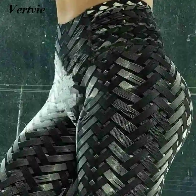 

Vertvie Sexy Women High Elastic Fitness Sport Leggings Yoga Pants Slim Running Tights Sportswear Sports Pants Trousers Clothing