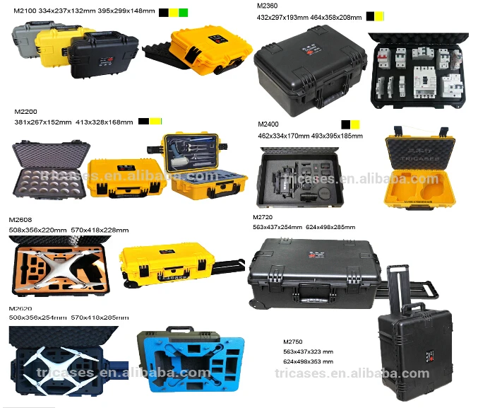 Tricases new product 2016 rugged waterproof hard plastic case for dji ronin m.jpg