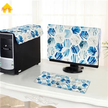 Удовлетворить хороший горячий компьютер пылезащитные Чехлы пасторальная домашняя печать высокого качества полиэстер 3 размера мультфильм Оригинальная клавиатура экран крышка