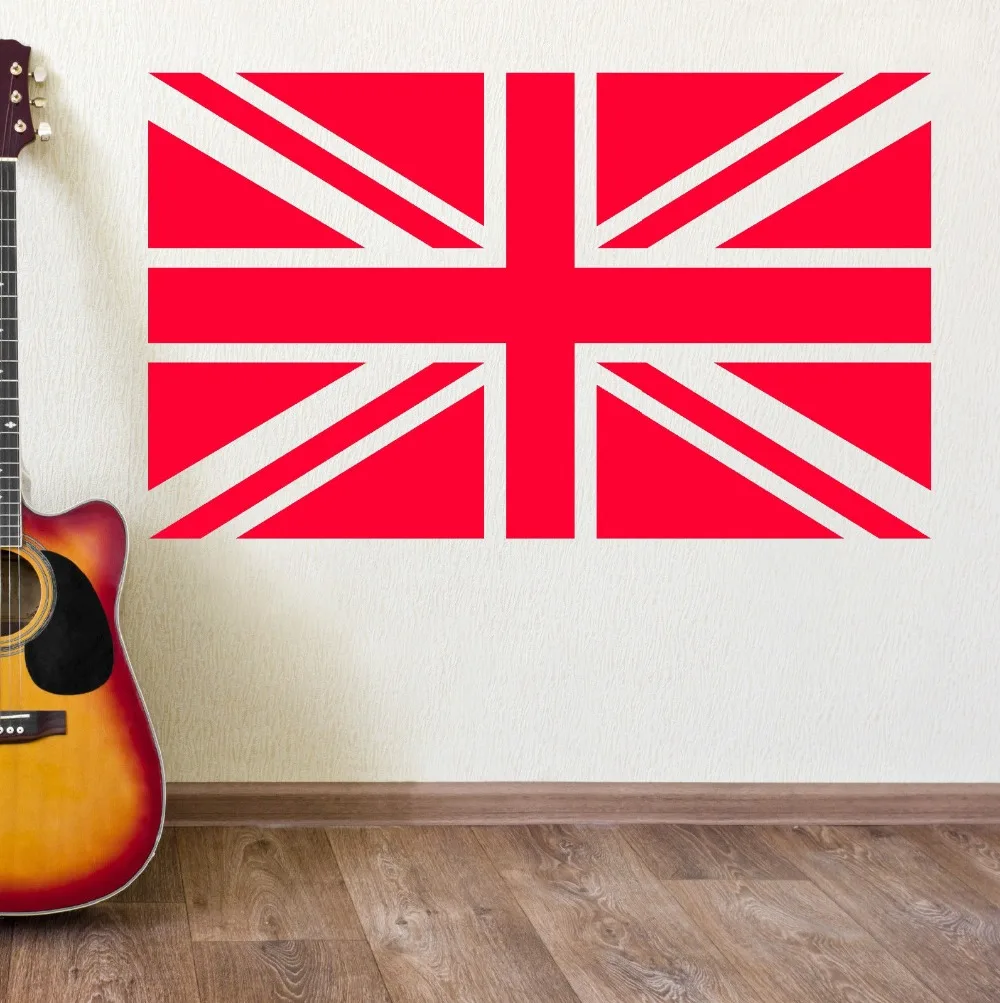 UNION JACK UK BRITISH FLAG Vinyl Decal Wall Art Mural Wall Sticker Home