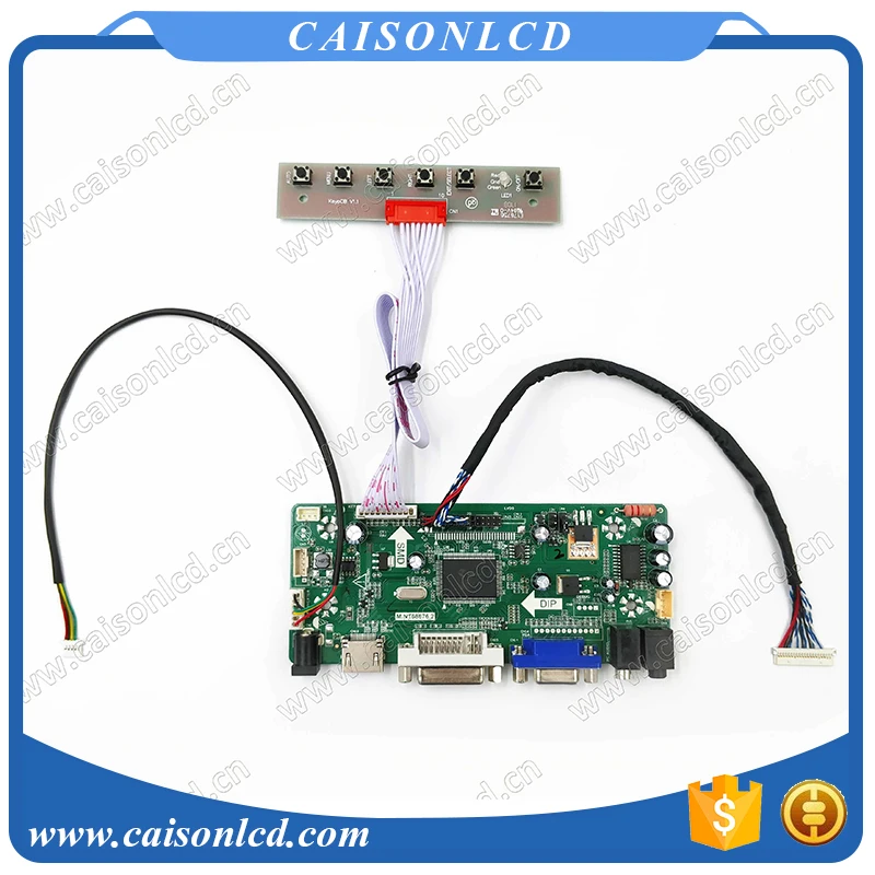 Free shipping NT68676 HDMI/DVI/VGA/AUDIO LCD controller board support G104STN01.0 with 800*600 | Электроника