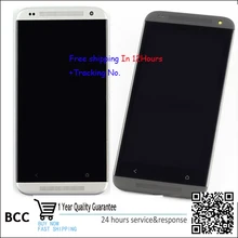 100% Tested Original Full Replacement For HTC 601 619d Zara LCD Display Touch Screen Digitizer Panel With Frame Assembly+Track