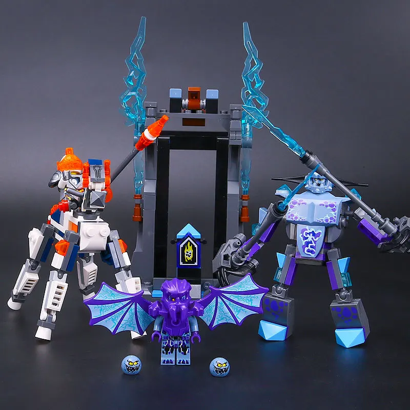 

mylb 277pcs New Knights lance vs lightning DIY Model Building Blocks Toys Nexus Compatible with Compatible drop shipping