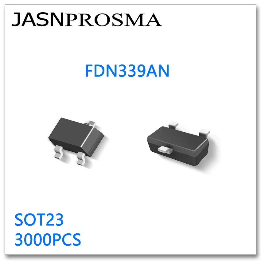 JASNPROSMA FDN339AN SOT23 3000 шт N-Channel 20V 3A высокое качество сделано в Китае FDN339 FDN | Электроника