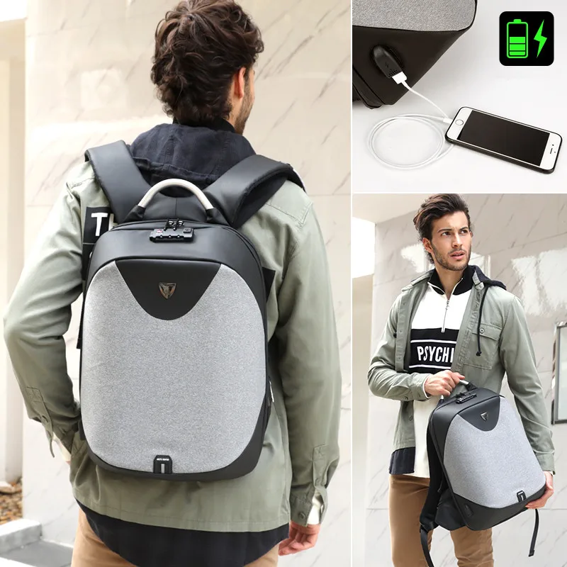 Ártico HUNTER escuela mochila portátil de 15,6 mochilas impermeable mochila de viaje de negocios Anti robo mochila hombre bolsa Ártico HUNTER escuela mochila portátil de 15,6 mochilas impermeable mochila de viaje de negocios Anti robo mochila hombre bolsa
