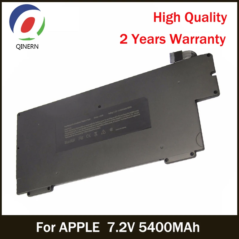 

QINERN Laptop Battery For APPLE 7.2V 5200MAh Laptop Battery For MacBook Air 13" A1237 gaming laptops computer Lipo Battery