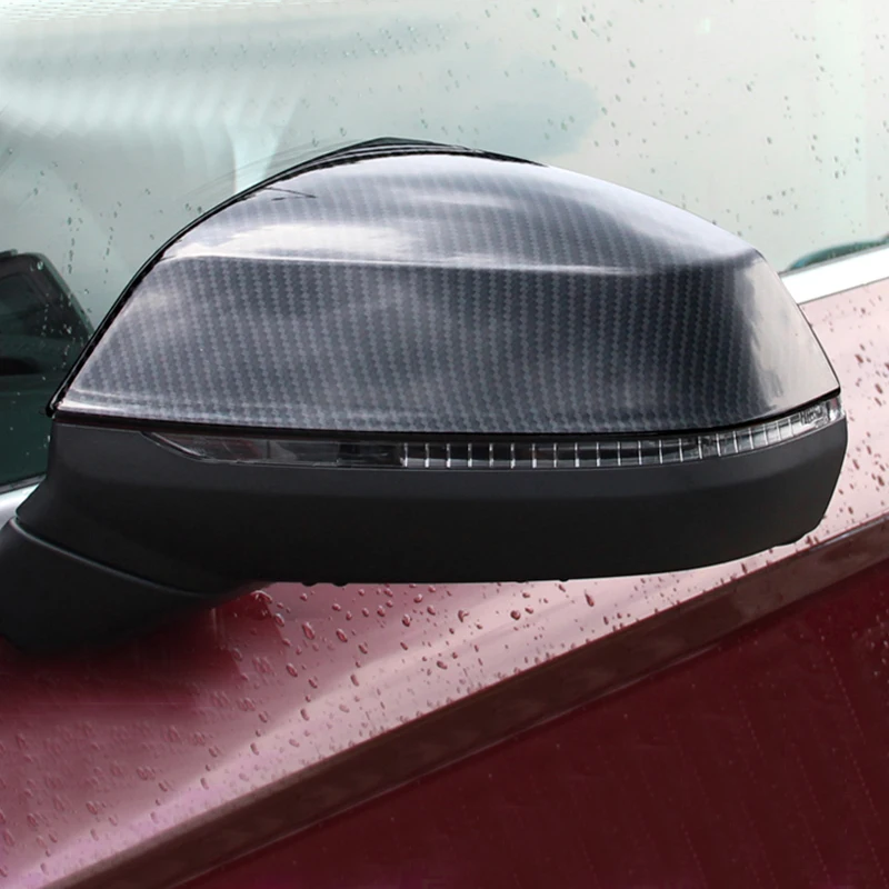 

For Audi Q5 chrome rearview mirror cover Q5 2018 carbon fiber car sticker mirror mirror rearview mirror modification accessories