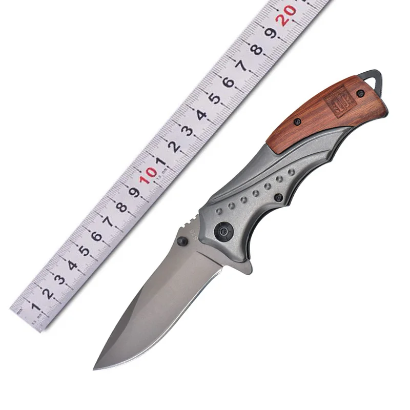 Browning folding knife 440C stainless steel blade handle steel handle ...