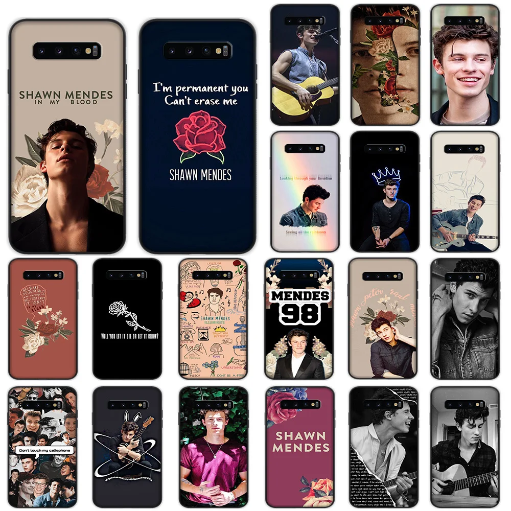 

Shawn Mendes Soft Case for Samsung Galaxy S10 Plus S10e S7 S6 Edge S8 S9 Plus J6 Cover