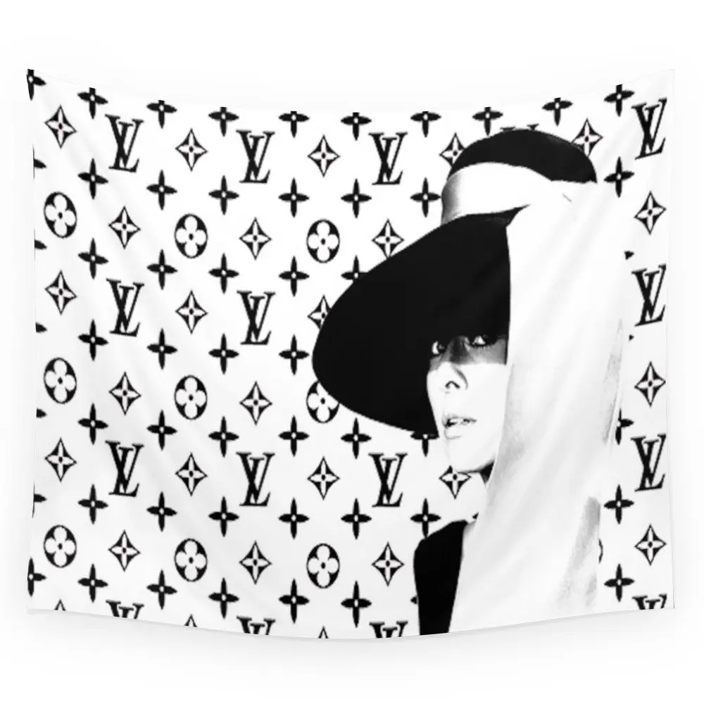 

Audrey & Louie Wall Tapestry Sandy Beach Picnic Throw Rug Blanket Camping Tent Travel Mattress Sleeping Pad