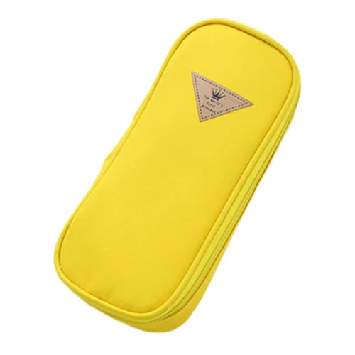 

High capacity Multifunction Clamshell Pen bag yellow
