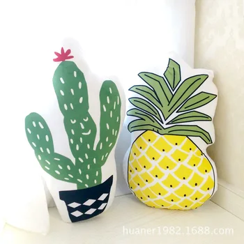 

Lovely creative fruit pineapple cactus toys cushion pillow sofa cushion